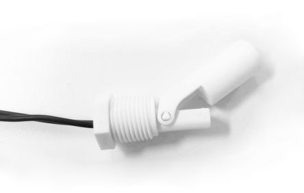RS PRO Side Mounted Polypropylene Float Switch, Float, 1m Cable, NO, 300V ac Max, 350V dc Max [0]; 234-8852