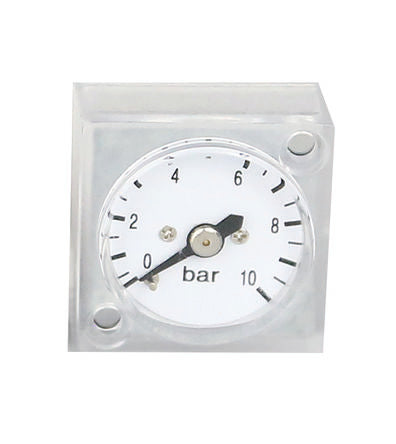 RS PRO Analogue Pressure Gauge 10bar Back Entry [0]; 235-1096