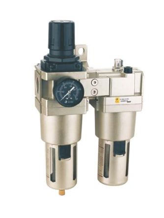 RS PRO G 1/2 Filter Regulator Lubricator, Auto Drain, 25μ Filtration Size [0]; 235-1109