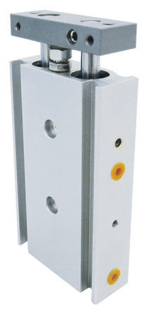 RS PRO Pneumatic Guided Cylinder - 10mm Bore, 10mm Stroke, EXS Series, Double Acting [0]; 235-1146