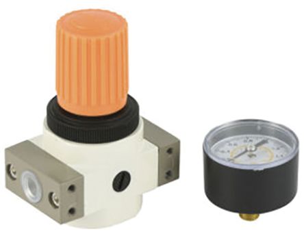 RS PRO FER Threaded Miniature Regulator, G 1/4 Female, G, 1/4 in [0]; 235-1147