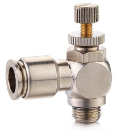 RS PRO Threaded Speed Controller, M5 Male Inlet Port x 4mm Tube Outlet Port [0]; 235-1185