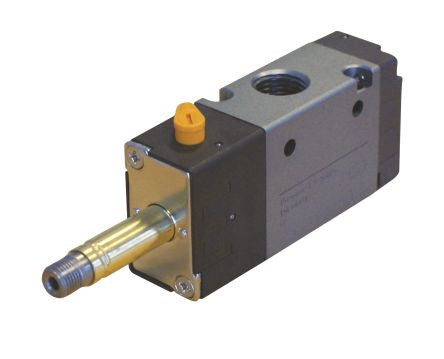 RS PRO 3/2 Pneumatic Solenoid Valve - Solenoid/Spring G 1/8 RV Series [0]; 235-1241