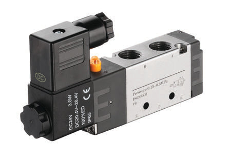 RS PRO 5/2 Pneumatic Solenoid Valve - Pilot G 1/4 RV Series [0]; 235-1246