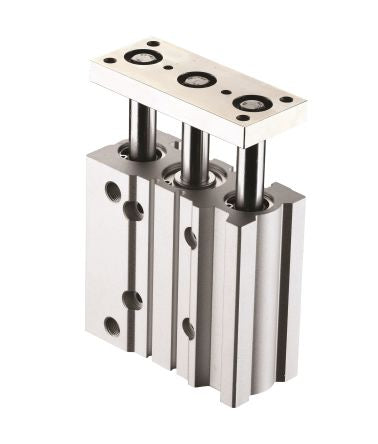 RS PRO Pneumatic Guided Cylinder - 50mm Bore, 50mm Stroke, SGM Series, Double Acting [0]; 235-1263