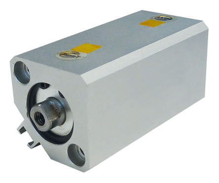 RS PRO Pneumatic Cylinder - 16mm Bore, 10mm Stroke, SQN Series, Single Acting with Return Spring Acting [0]; 235-1277