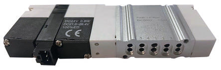 RS PRO 5/2 Pneumatic Solenoid Valve - Solenoid/Solenoid G 1/8 SV Series [0]; 235-1284