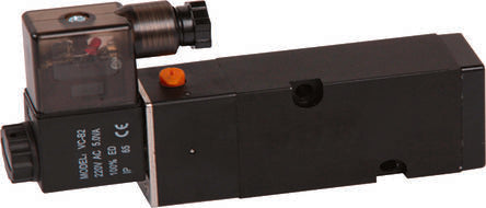 RS PRO 3/2 interchangeable, 5/2 Pneumatic Solenoid Valve - Solenoid/Spring G 1/4 [0]; 235-1286