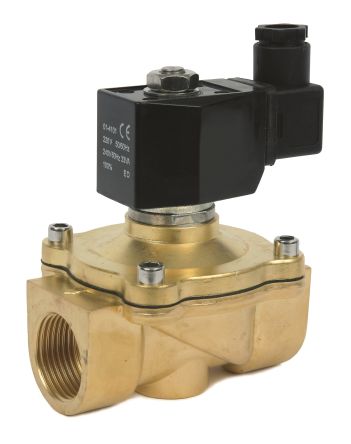 RS PRO NC Pneumatic Solenoid Valve - Solenoid/Spring G 1/2 ZS Series [0]; 235-1302