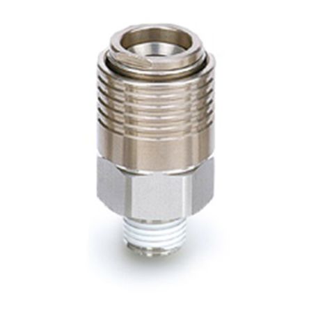 SMC Pneumatic Quick Connect Coupling, R 1/8 Male [KKA3S-01M]; 235-3170
