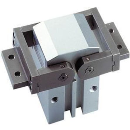 SMC 2 Finger Double Action Pneumatic Gripper, MHW2-20D [MHW2-20D]; 235-3296