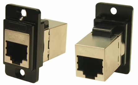 RS PRO Socket RJ45 Connector, Panel Mount, Cat6a 1 Port 8 -Way [0]; 235-4771