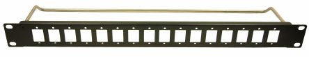 RS PRO Black Steel Rack Panel, 1U [0]; 235-4784