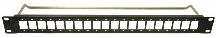 RS PRO Black Steel Rack Panel, 1U [0]; 235-4786