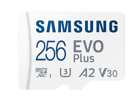 Samsung 256 GB MicroSDXC Micro SD Card, A1, U1, V10 [MB-MC256KA/EU]; 235-5210