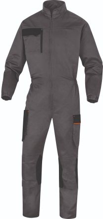 Delta Plus Black/Green/White/Yellow Reusable Overall, M [M2CO3GGTM]; 235-5426