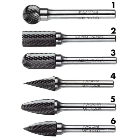 Facom 1-Piece Filing Burr [VFA.1210]; 235-6243