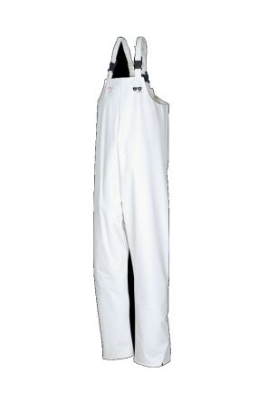 Sioen White Reusable Bib & Brace, L [S6639/W/L]; 236-1769