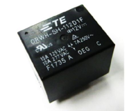 TE Connectivity PCB Mount Non-Latching Relay, 277V ac Coil, 10A Switching Current, SPDT, SPST [1-1721150-0]; 236-4559
