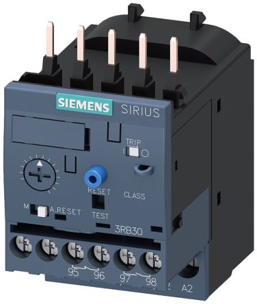 Siemens 3RB Overload Relay 1NO + 1NC, 1.25 A F.L.C, 4 A Contact Rating, 0.37 kW, SIRIUS [3RB3016-2NB0]; 236-8402