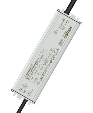Osram LED Driver, 12.5V Output, 150W Output, 850mA Output, Constant Voltage [OT-FIT-150/220-240/12-P]; 236-8665