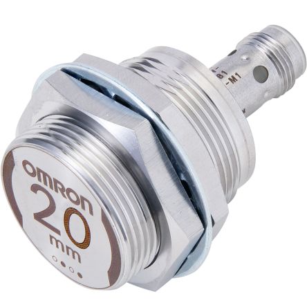 Omron Inductive Threaded Barrel Proximity Sensor, M30, 20 mm Detection, PNP NO+NC, 10 → 30 V dc [E2EW-X20B3T30-M1]; 236-8735