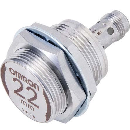Omron Inductive Threaded Barrel Proximity Sensor, M30, 22 mm Detection, PNP NC, 10 → 30 V dc [E2EW-X22B230-M1]; 236-8739