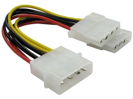 RS PRO Male 4 Pin Molex Male 4 Pin Molex x 2 Wire to Board Cable [0]; 236-9063