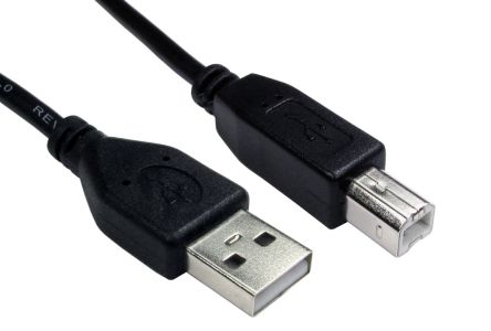 RS PRO USB 2.0, Male USB A to Male USB B, 4.5m [0]; 236-9077