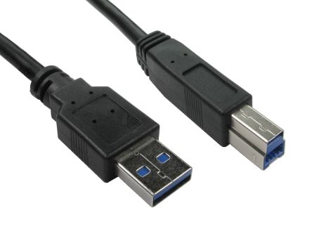 RS PRO USB 3.0, Male USB A to Male USB B, 2m [0]; 236-9087