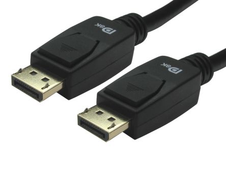 RS PRO Male DisplayPort to Male DisplayPort  Cable, 8K, 1m [0]; 236-9102