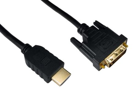 RS PRO, 1.5m Male HDMI to Male DVI-D Dual Link 1080p [0]; 236-9113