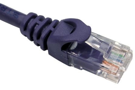 RS PRO, 2m Cat6, Purple RJ45 to Male RJ45 Male, U/UTP Unshielded, Terminated PVC Sheath [0]; 236-9131