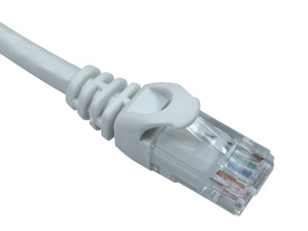 RS PRO, 2m Cat6, White RJ45 to Male RJ45 Male, U/UTP Unshielded, Terminated PVC Sheath [0]; 236-9132