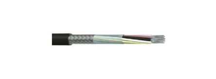 RS PRO Multicore Industrial Cable, 18 Cores, 0.5 mm², DEF STAN, Screened, 50m, Black PVC Sheath [0]; 236-9228