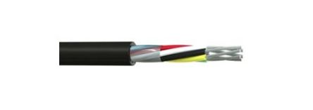 RS PRO Multicore Industrial Cable, 3 Cores, 0.5 mm², DEF STAN, Unscreened, 25m, Black PVC Sheath [0]; 236-9232