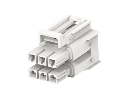 TE Connectivity Housing, 6 Way, 15A, Power Versa-Lock 5.0, 600 V ac [1-2336229-6]; 236-9789