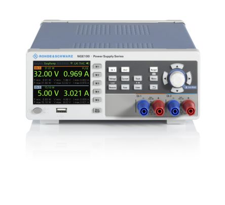 Rohde & Schwarz NGE100B Series Bench Power Supply Bundle, 0 → 32V, 3A, 3-Output, 33.6W [NGE-COM3b]; 237-1363