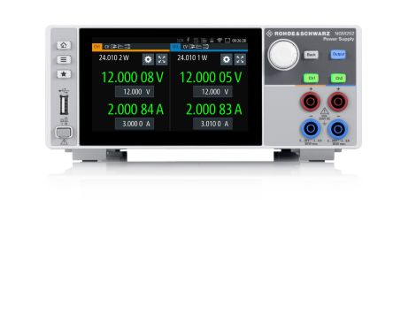 Rohde & Schwarz NGM200 Series Bench Power Supply Bundle, 0 → 20V, 3 A, 6 A, 2-Output, 120W [NGM-COM2b]; 237-1365