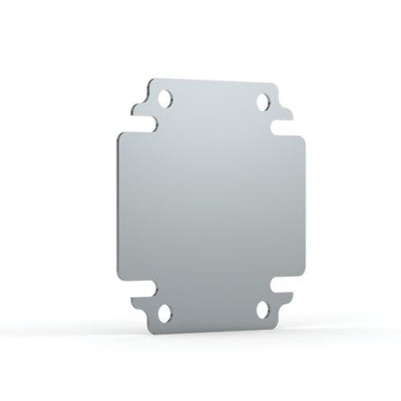 nVent HOFFMAN BMP Series Mild Steel Mounting Plate, 2mm H, 120mm W, 125mm L [BMP1515]; 237-1374