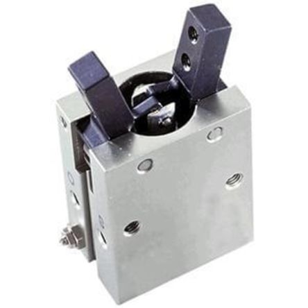 SMC 2 Finger Double Action Pneumatic Gripper, MHCA2-6D, Parallel Gripping Type [MHCA2-6D]; 237-3554