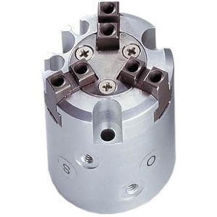 SMC 3 Finger Double Action Pneumatic Gripper, MHS3-50D, Parallel Gripping Type [MHS3-50D]; 237-3563