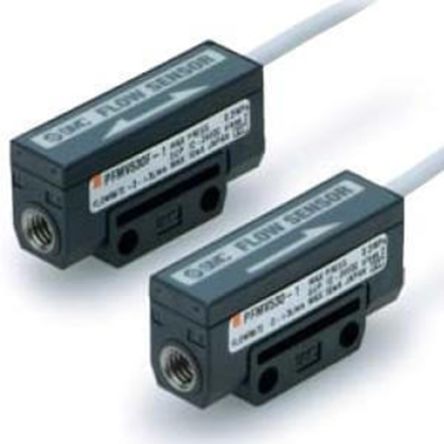 SMC PFMV5 Series Flow Sensor for Dry Air, Gas, 0 l/min Min, 3 L/min Max [PFMV530F-1]; 237-3663