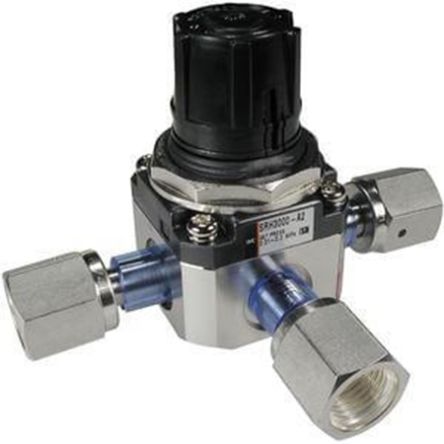SMC Rc 1/4 Pneumatic Regulator - 0.5bar to 7bar, 10bar max. input [SRH3000-02]; 237-3730