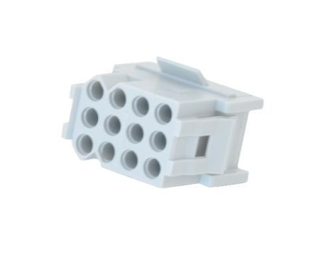 ITT Cannon, TSTRECT Receptacle Housing Plug, 3 Way [TFR03RA10 / 121587-0031]; 237-4090