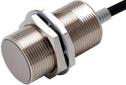 Omron Inductive Threaded Barrel Proximity Sensor, M30, 15 mm Detection, IO-Link, 10 → 30 V dc [E2E-X15B3DL30 2M]; 237-5477