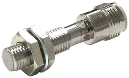 Omron Inductive Threaded Barrel Proximity Sensor, M8, 1 mm Detection, PNP NO, 10 → 30 V dc [E2E-X1R5B1T8-M1]; 237-5493