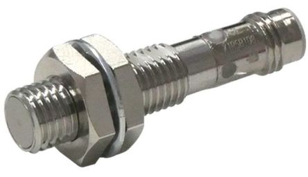 Omron Inductive Threaded Barrel Proximity Sensor, M8, 2 mm Detection, PNP NC, 10 → 30 V dc [E2E-X2B28-M3]; 237-5500