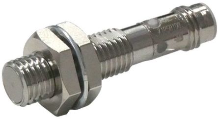 Omron Inductive Threaded Barrel Proximity Sensor, M18, 2 mm Detection, NPN NO, 10 → 30 V dc [E2E-X2C18-M3]; 237-5503
