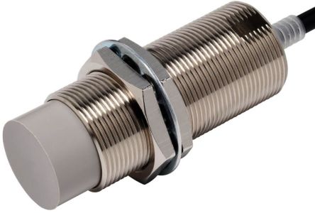 Omron Inductive Threaded Barrel Proximity Sensor, M30, 30 mm Detection, PNP NO, 10 → 30 V dc [E2E-X30MB1TL30 2M]; 237-5510